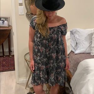 Free people floral baby doll dress